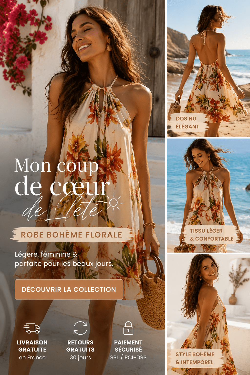 Robe Bohème Riviera - Collection Bohème PLAGE
